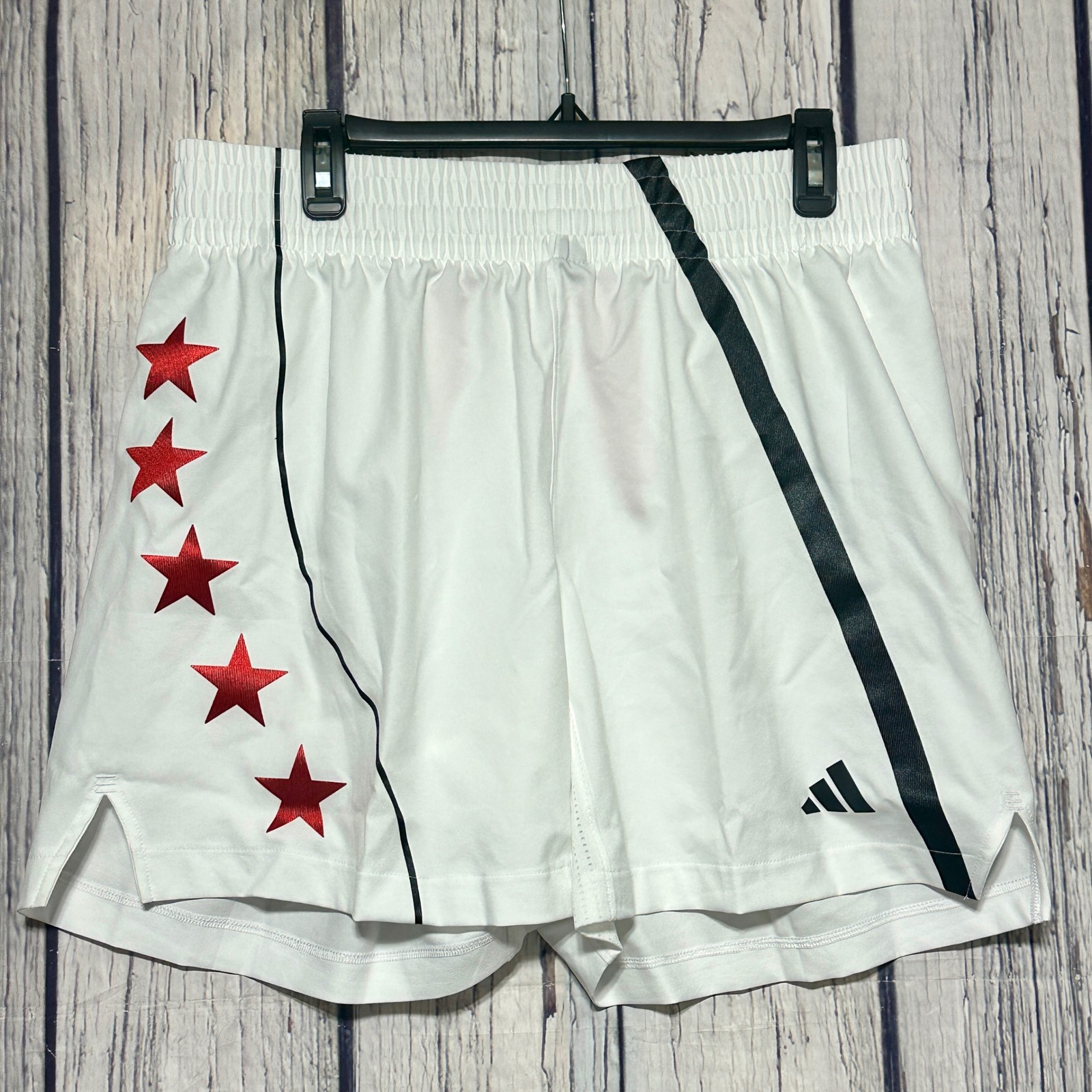 Adidas Mcdonalds All American Game Basketball Shorts Mens Xl White Jg1577 New